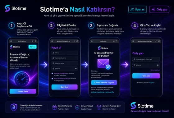 Slotime Giriş Rehberi Görsel