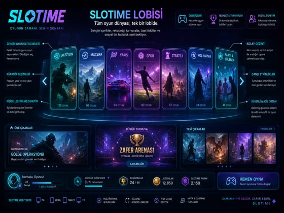 Slotime Platform Tanıtım Görseli